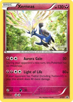 XY Black Star Promos Xerneas Pokémon card